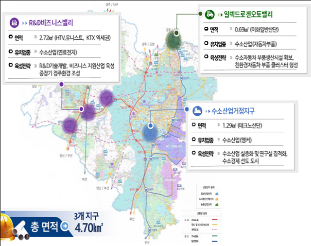 울산경제자유구역 개발계획. /사진제공=울산시