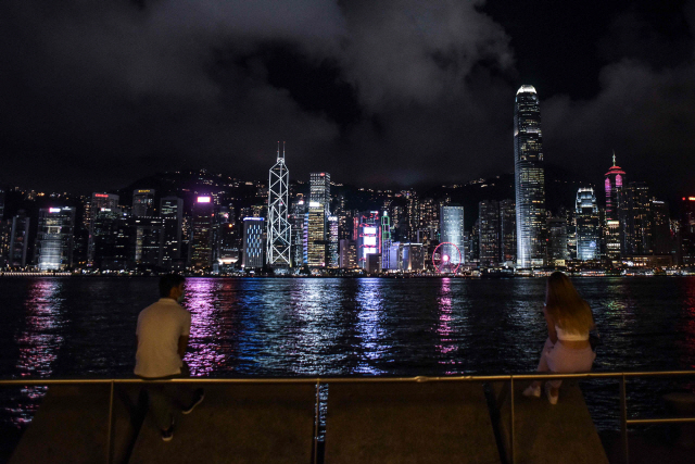 미국의 특별지위 박탈로 위기에 처한 홍콩의 야경. /AFP연합뉴스