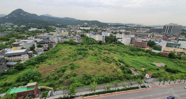 대한항공 송현동 부지 전경. /연합뉴스