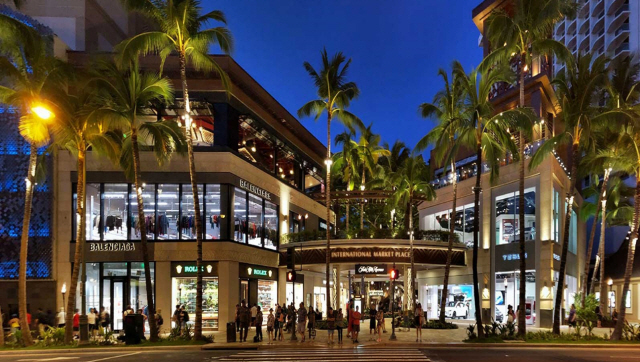 하와이 와이키키 해변 인근에 위치한 터브먼의 쇼핑몰 /사진=터브먼 센터스 홈페이지