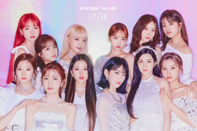 아이즈원 세 번째 미니앨범 ‘Oneiric Diary’ / 사진=오프더레코드, 스윙엔터테인먼트 제공