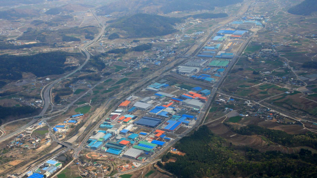 울산시 울주군 상북면에 위치한 길천산업단지. 등산복 전문업체 콜핑은 이곳에 마스크 생산공장을 짓는다. /사진제공=울산시