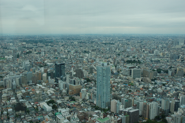 일본의 도쿄시청 전망대에서 바라본 도쿄의 모습 /사진=고병기기자