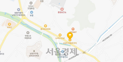 진접 신도시 인근 경기 남양주 오납읍에는 주요 가전 브랜드들이 나란히 모인 가전 쇼핑 상권이 형성돼 있다./네이버지도 캡쳐