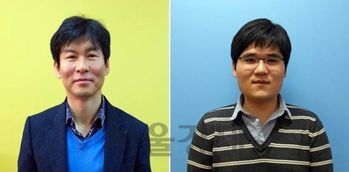 IBS 이효철 교수(왼쪽, 교신저자)와 김종구 선임연구원(제1저자).