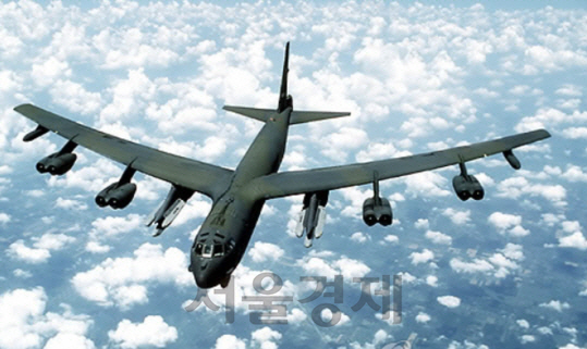 B-52 전략폭격기의 모습./연합뉴스