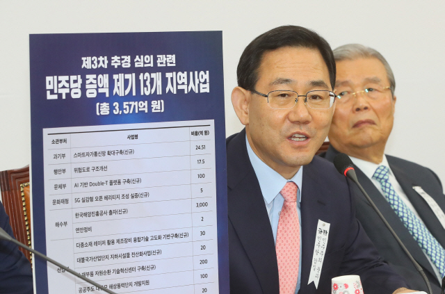 주호영 '추경 급하다며 지역사업 3,700억 넣은 여당, 파렴치해'