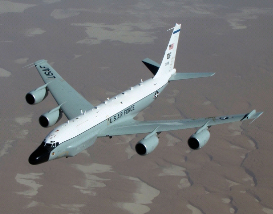 미국 공군 정찰기 RC-135W(리벳 조인트)./연합뉴스