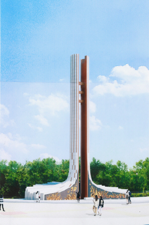 오는 9월 울산시 남구 달동문화공원에 건립될 항일독립운동기념탑. /사진제공=울산시