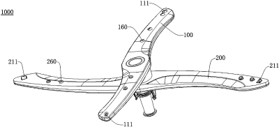 메이디가 출원한 720도 세척날개 관련 특허(CN208973763U) 개념도./위즈도메인