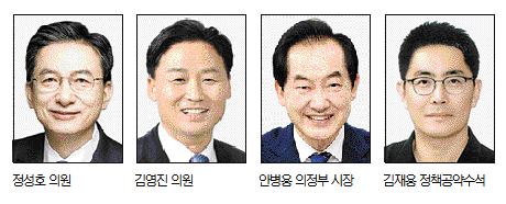 [이재명의 사람들]정성호·김영진 '親이재명계'…안병용 시장·성남라인 '든든한 우군'