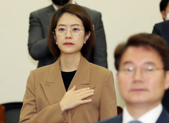 고민정, '종전선언은 김정은에 대한 항복' 태영호에 '국회의원의 품격 기대해'