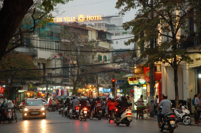 베트남 하노이의 퇴근길 풍경 /사진=고병기기자