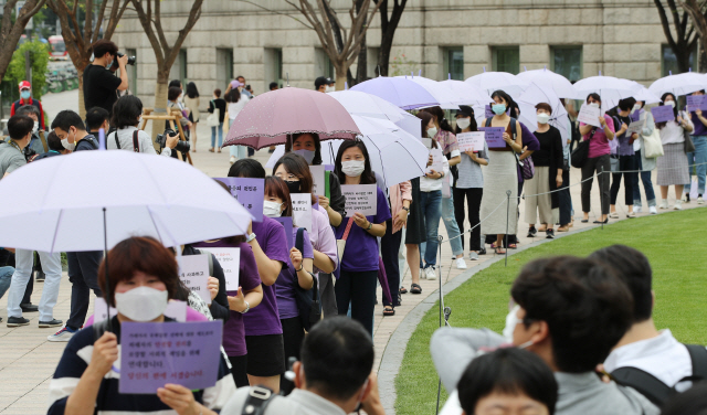 여성단체 '박원순 의혹, 인권위 직권조사하라'