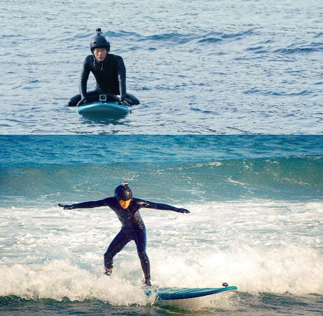 [SE★현장]'어서오시게스트하우스' 이학주 '서핑을 겨울에? 흥미로웠다'