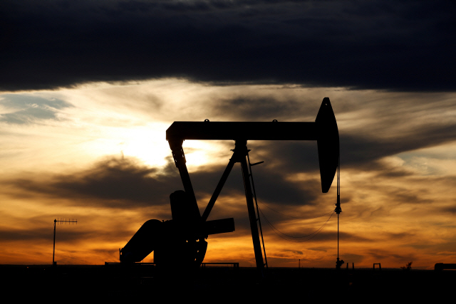 미국 텍사스주 러빙 카운티에 있는 원유 펌프 잭 /로이터연합뉴스