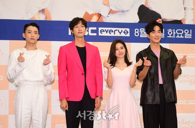 왼쪽부터 배우 공찬, 지현우, 김소은, 박건일. / 사진=양문숙 기자