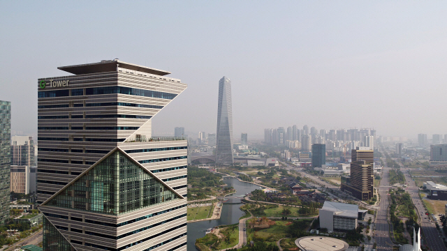 송도국제도시 G타워 전경./사진제공=인천경제자유구역청