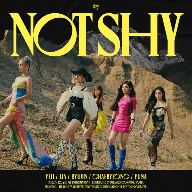 있지, 신보 'Not Shy' 14만장 넘었다…자체 초동 기록 경신