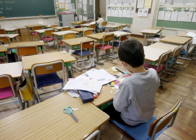 일본의 한 초등학교 모습./교도연합뉴스