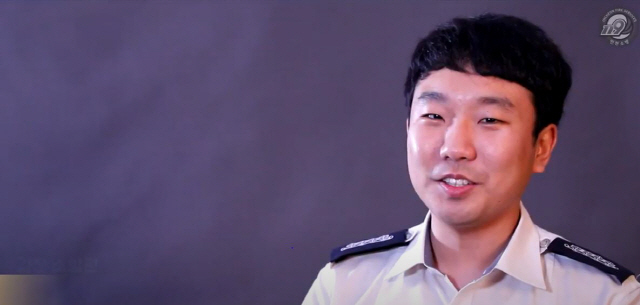 ‘119의 기적’ 프로젝트에 대해 설명하고 있는 김진 소방관. /인천소방본부 유튜브 캡처