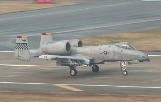 주한미군 U-2S 정찰기·A-10 공격기, 동시 출격