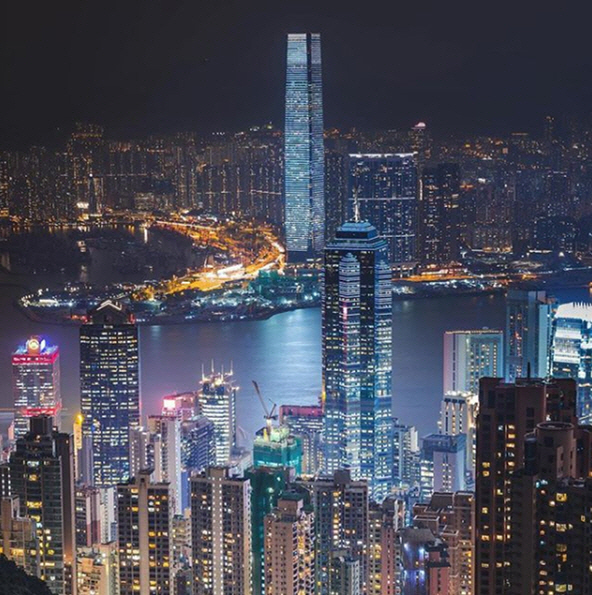 홍콩의 야경 /홍콩관광청 인스타그램