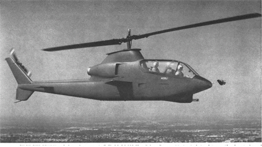 벨사의 모델 209의 시험비행 장면. 미군이 AH-1로 정식 채용한 이 기종은 공격헬기의 베스트셀러로 손꼽힌다.