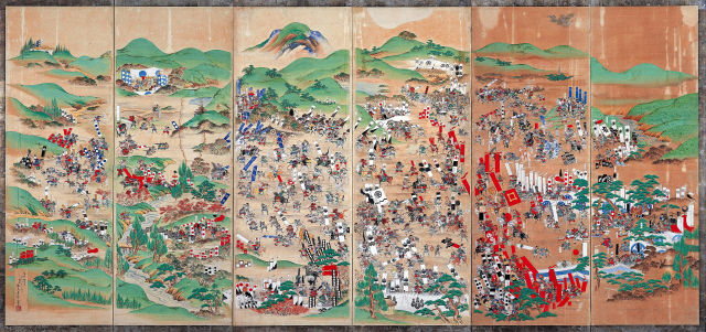 도요토미 히데요시 사후 일본의 패권을 놓고 16만명이 격돌한 세키가하라 전투를 묘사한 그림. /위키피디아