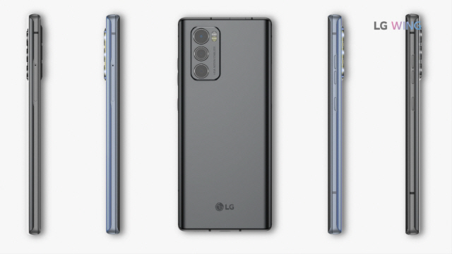 LG전자의 신형 스마트폰 ‘LG 윙’/사진제공=LG전자