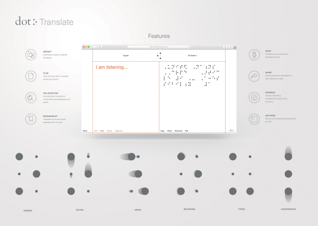 2020 부산국제광고제 공익광고 부문 올해의 그랑프리로 선정된 ‘Dot Translate. The First Braille Translator Based on AI’./사진제공=부산국제광고제 조직위원회