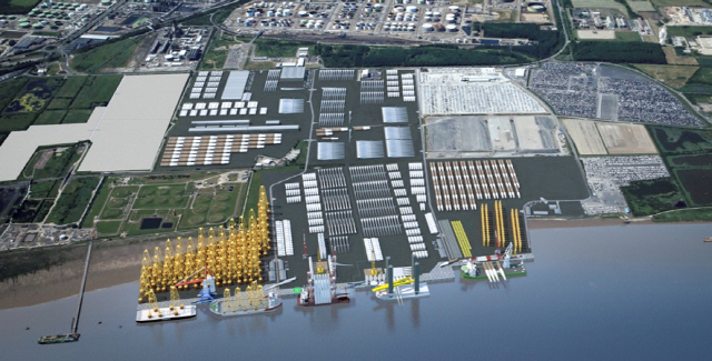 세아제강지주의 모노파일 공장이 들어설 ‘에이블해양에너지파크(AMEP)’ 전경. /사진제공=에이블UK