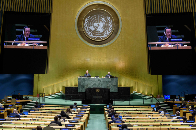 北유엔대사 '전쟁 억제할 힘 가져야만 평화 수호 가능해'