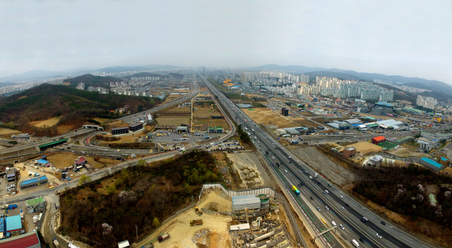 용인 플랫폼시티 대상구역 전경