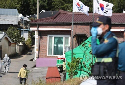 코로나19 집단 발병한 정읍 마을 /사진=연합뉴스