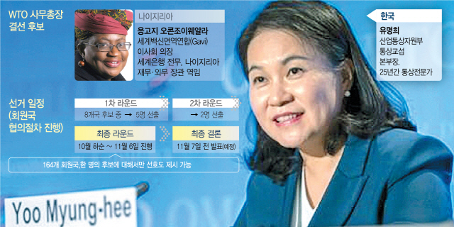 유명희, 한국인 첫 WTO 수장 눈앞…마지막 관문은 '中'