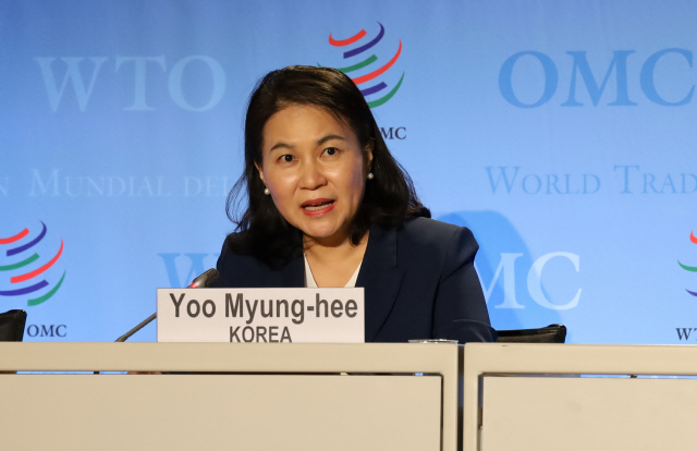 유명희, 한국인 첫 WTO 수장 눈앞…마지막 관문은 '中'