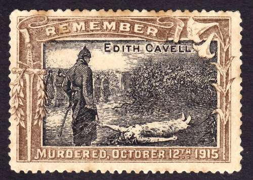 연합국은 ‘독일의 야만성’을 부각하는데 카벨 총살을 적극 활용했다. 간호사복을 입은 카벨을 확인사살하는 우표까지 만들어 국민적 공분을 일으켰다./위키피디아