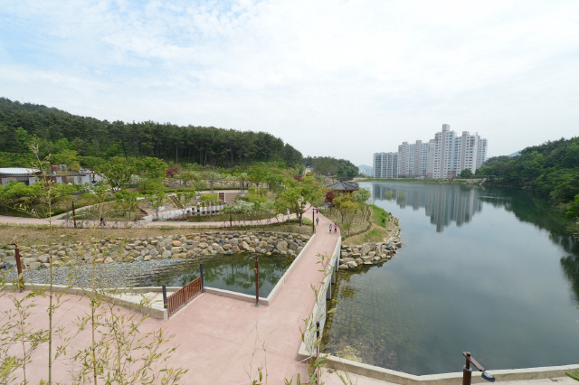 부산 기장군 기장읍 대라리 사라수변공원 전경./사진제공=기장군