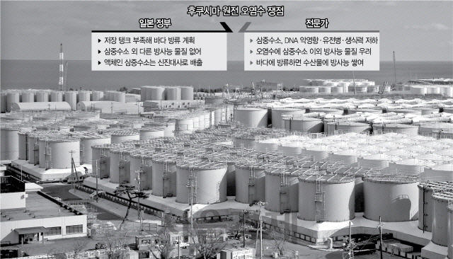 후쿠시마 제1원전 방사성 오염수 저장탱크. /서울경제DB