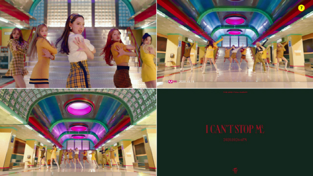 트와이스 ‘I CAN’T STOP ME‘ 뮤직비디오 티저 영상 화면 캡처 / 사진=JYP엔터테인먼트 제공