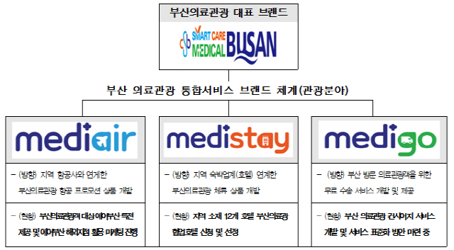 부산 의료관광 통합 브랜드 체계./사진제공=부산경제진흥원