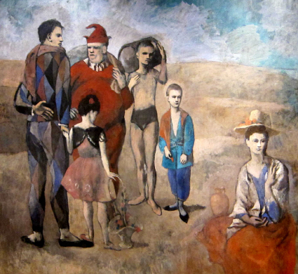 파블로 피카소의 ‘곡예사 가족’ (1905년)