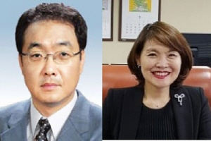 송의영(왼쪽)교수와 김해경 KB신용정보 대표