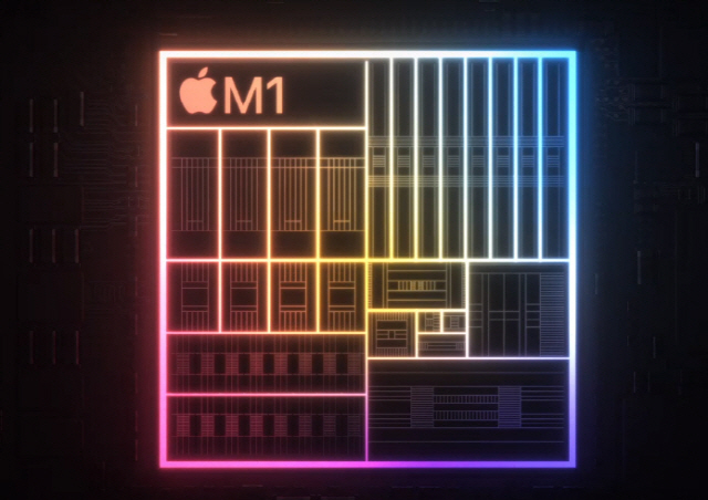 애플이 자체개발한 칩셋 ‘M1’/애플 홈페이지 캡처