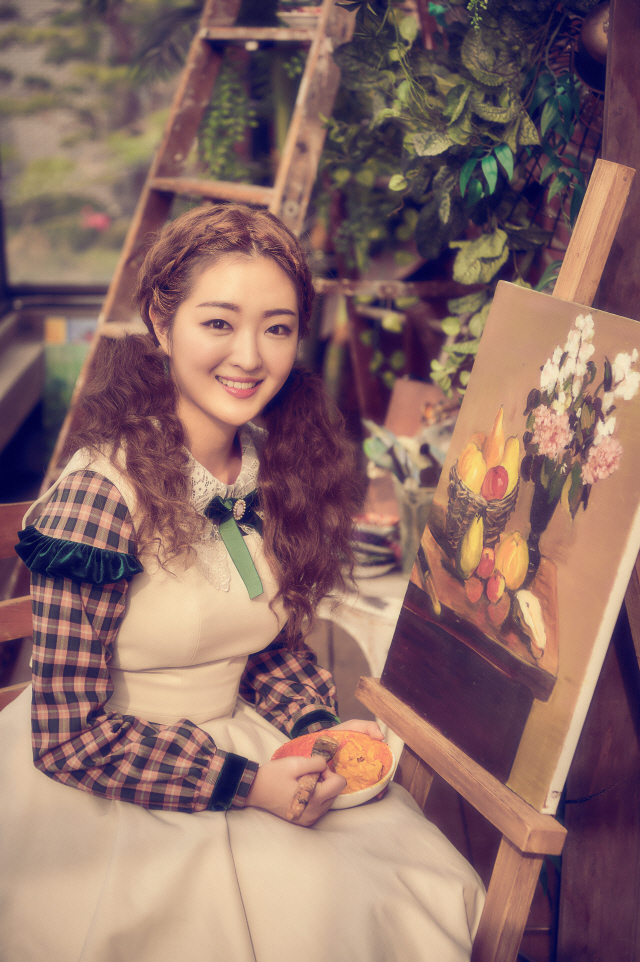 뮤지컬 ‘작은 아씨들’에서 막내 에이미 역을 맡은 배우 전예지/사진=서울시뮤지컬단