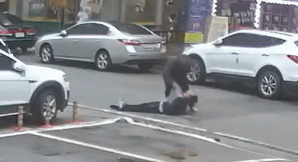청원인이 올린 사고 당시 CCTV 영상. /사진 출처 = 보배드림 캡처
