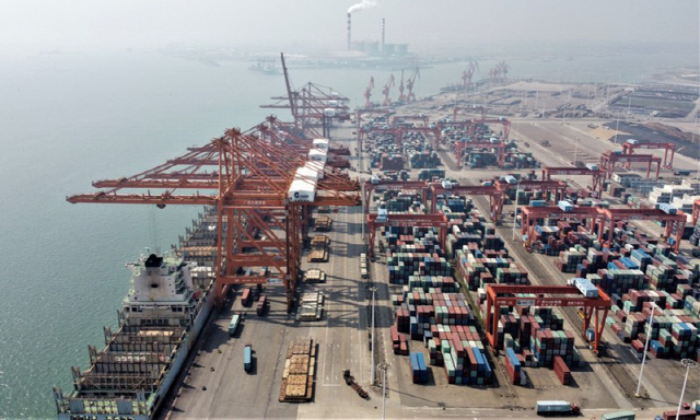 중국 일대일로 사업의 중심지인 남부 친저우 항구 모습. /글로벌타임스