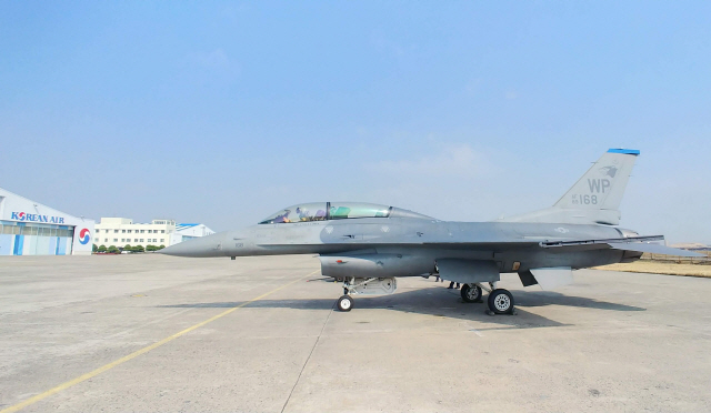 대한항공이 정비할 ‘F-16’ 전투기. /사진제공=대한항공