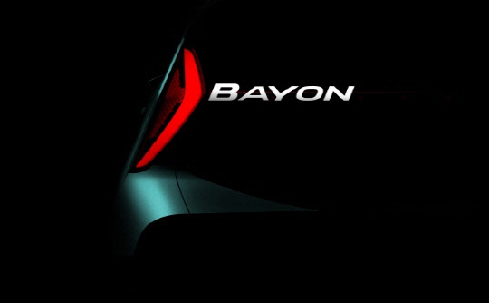 현대자동차의 유럽 전략형 스포츠유틸리티차량(SUV) ‘바이욘’(Bayon)의 티저 이미지./사진제공=현대차